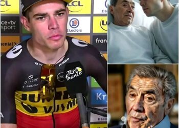 🚨 “Wat er met Eddy Merckx is gebeurd, is een misdaad tegen de wielerwereld” — Wout Van Aerts emotionele verdediging van de Belgische legende zorgt voor schokgolven in de wielersport! De waarschuwing van 12 woorden die een storm ontketende en de reactie die minuten later kwam… 🇧🇪🔥