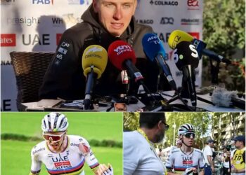 🚨 PRED 5 MINUTAMI: Kaos na kolesarskem turnirju Andorra! Tadej Pogačar nenadoma zapusti tiskovno konferenco – novinarji osupli, soigralci otrpnili v tišini!