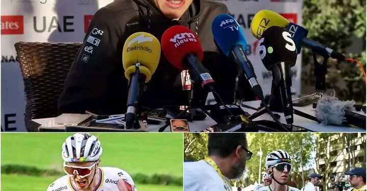 🚨 PRED 5 MINUTAMI: Kaos na kolesarskem turnirju Andorra! Tadej Pogačar nenadoma zapusti tiskovno konferenco – novinarji osupli, soigralci otrpnili v tišini!