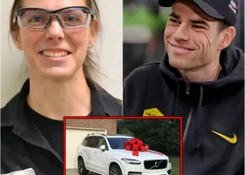 🚨 Een simpele daad van vriendelijkheid veranderde haar leven: de nacht dat Wout van Aert een Belgische fietsenmaker verraste