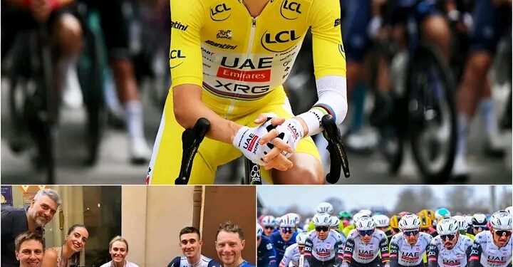 »VSAK DAN SE ŠALIMO O TEM, AMPAK POSTALO JE ZLATO DARILO!« – Tadej Pogačarjeva čustvena gesta po turneji, ki je ekipo ZAE Emirates spravila v jok