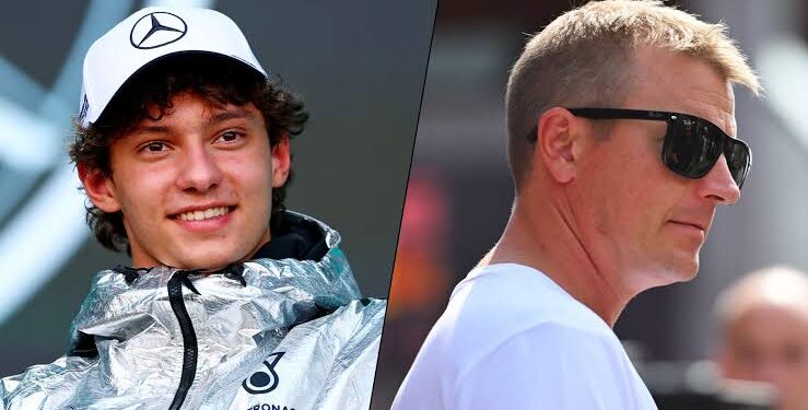 Shocking: The “ICEMAN” Kimi Räikkönen Crowns Kimi Antonelli — A Symbolic Passing of the Torch