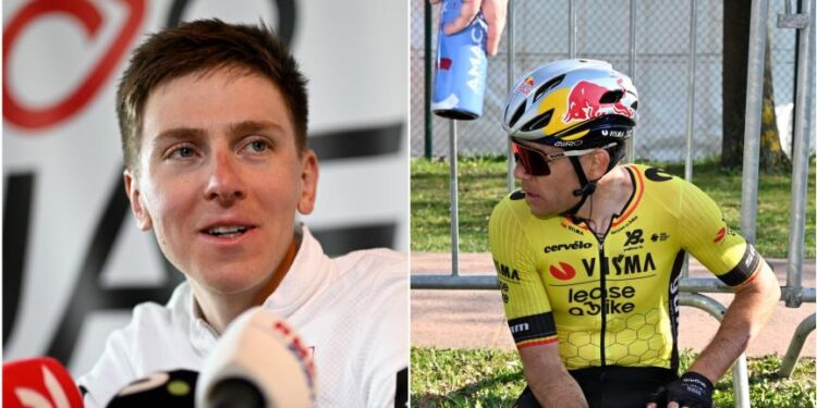 Onkraj tekmecev, onkraj rezultatov: Tadej Pogačarjevo iskreno sporočilo Woutu van Aertu, ki je kolesarski svet spomnilo, kaj je resnično pomembno