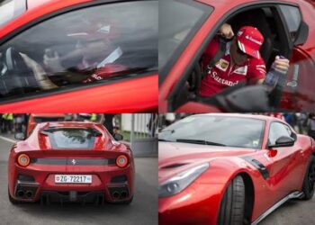 Uutiset: Kimi Räikkönen kolaroi Ferrari F12 Berlinettallaan / F12tdf aamuyöllä
