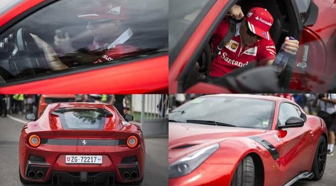 Uutiset: Kimi Räikkönen kolaroi Ferrari F12 Berlinettallaan / F12tdf aamuyöllä