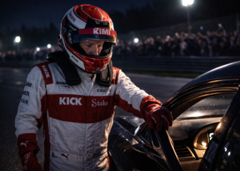 Kimi Räikkönen havaitsi testaamassa salaista Formula 1 -autoa Suomessa keskiyöllä – Fanit vakuuttuneita siitä, että ‘Jäämies’ suunnittelee shokkipaluuta ❄️🏁