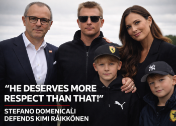 ”Hän ansaitsee enemmän kunnioitusta kuin tuon!” – Stefano Domenicali avasi hiljattain keskustelun puolustaakseen Kimi Räikköstä ja hänen perhettään myrkyllisen kritiikin aallolta