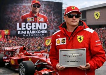 3 tuntia sitten: Ferrari kunnioittaa Kimi Räikköstä erityisellä legendaarisella tunnustuspalkinnolla Maranellossa — valtava fanitapahtuma on julkistettu! (Lisätietoja)👇