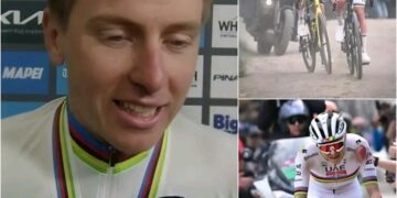 💔 SRCE ZLOMLJENO NA DIRKI PARIZ-ROUBAIX 2026: Tadej Pogačar se zlomi po porazu v nekaj sekundah