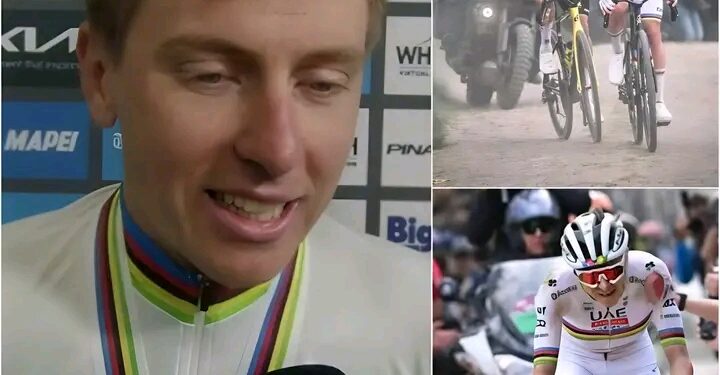 💔 HEARTBREAK AT PARIS-ROUBAIX 2026: Tadej Pogačar Breaks Down After Seconds-Short Defeat