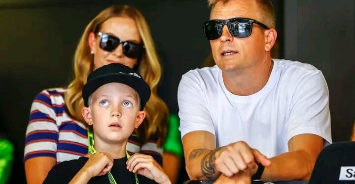 Katso: Kauniita hetkiä – Jäämies Kimi Räikkönen kilpailee poikaansa Robinia vastaan ​​jäällä