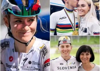 »Naj bo njegova moč vedno z vami« – Urška Žigart razkriva sporočilo matere Tadeja Pogačarja, ki jo je pustilo v solzah in sprožilo čustven odziv po vsem kolesarskem svetu