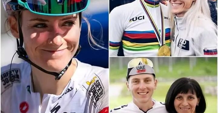 »Naj bo njegova moč vedno z vami« – Urška Žigart razkriva sporočilo matere Tadeja Pogačarja, ki jo je pustilo v solzah in sprožilo čustven odziv po vsem kolesarskem svetu