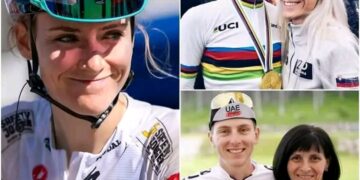»Naj bo njegova moč vedno s teboj,« Urška Žigart ni mogla zadržati solz, ko je razkrila sporočilo Tadejeve mame – razkritje, ki je kolesarski svet pahnilo v norišnico z nepričakovano odločitvijo.