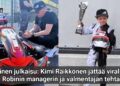 Virallinen ilmoitus: Kimi Räikkönen eroaa virallisesti Son Robinin managerin ja valmentajan tehtävästä merkittävässä karting-muutoksessa