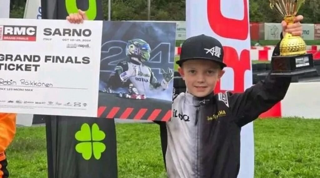 Isä, poika: Robin “Jääpoika” Räikkönen varastaa shown Unkarissa