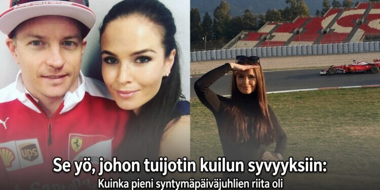 “Se yö, jolloin tuijotin kuilun syvyyksiin: Kuinka yksi syntymäpäiväjuhlien riita oli vähällä tuhota elämäni Mintun kanssa ikuisesti” – Kimi “Iceman” Räikkönen