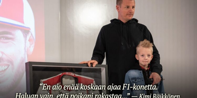 Kimi Räikkönen kertoo kaiken: Miksi kieltäydyn tekemästä pojastani Robinista toista F1-konetta