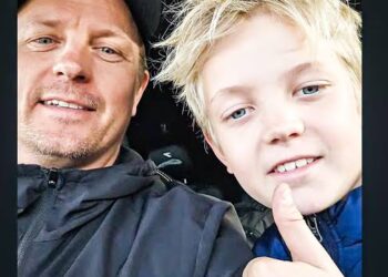 Isä, poika: Robin “Jääpoika” Räikkönen varastaa shown Unkarissa