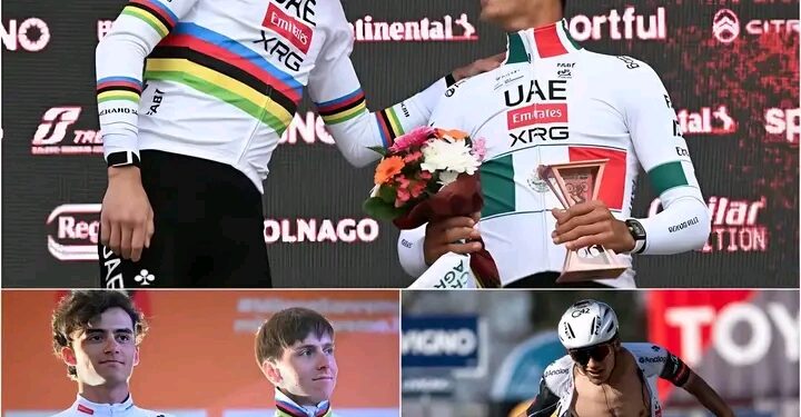 *💛🚴 »Nisem prišel, da bi postal junak … Prišel sem, da bi pomagal Pogačarju zmagati na njegovi 5. Touru!« Isaac Del Toro je svojo čustveno obljubo uresničil po Tadejevi zgodovinski peti zmagi – in kar mu je povedal zatem, je pustilo celotno ekipo ZAE v solzah … 👇