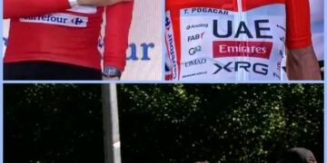 Nekaj ​​srečnih trenutkov s Pogijem 🐐🚴‍♂️👑 Med čakanjem na 5. etapo Vuelte 🇪🇦