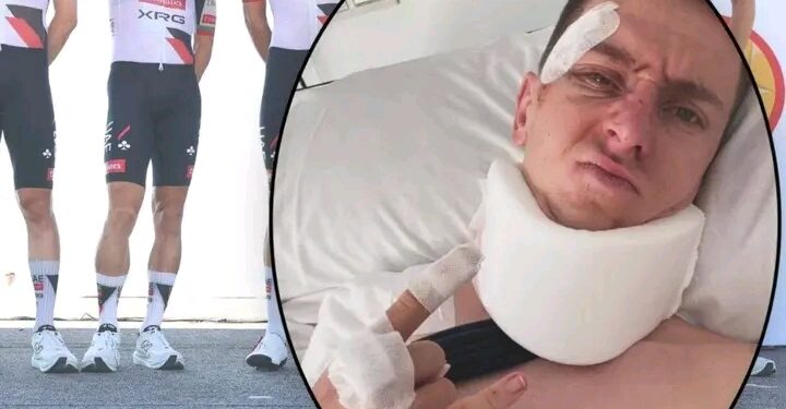 UAE razkriva, da je Pogačar pil, ko je padel na Vuelti a España — zdravniki zaradi protokola ob pretresu možganov odložili operacijo ključnice