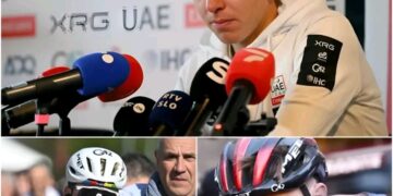 💔🚴 “Naredil sem napako, ko sem poskušal vse skupaj držati pokonci …” — Tadej Pogačar je bil pred kratkim vidno ganjen, ko je spregovoril o bolečih trenutkih in težkem obdobju, ki se je skrivalo za bliščem njegove kariere. Njegove besede so razkrile manj znano plat pritiskov, pričakovanj in izzivov, s katerimi se je moral soočiti slovenski kolesar, kar je pritegnilo veliko pozornosti kolesarskih navdušencev …