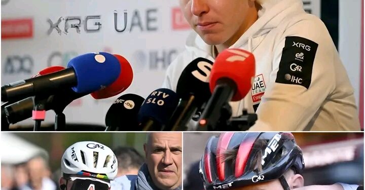 💔🚴 “Naredil sem napako, ko sem poskušal vse skupaj držati pokonci …” — Tadej Pogačar je bil pred kratkim vidno ganjen, ko je spregovoril o bolečih trenutkih in težkem obdobju, ki se je skrivalo za bliščem njegove kariere. Njegove besede so razkrile manj znano plat pritiskov, pričakovanj in izzivov, s katerimi se je moral soočiti slovenski kolesar, kar je pritegnilo veliko pozornosti kolesarskih navdušencev …