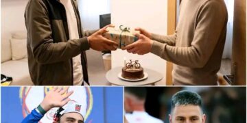 🎁🚴‍♂️ SKRITO ROJSTNODNEVNO PRESENEČENJE ZA POGAČARJA! — Isaac Del Toro je svojemu moštvenemu kolegu Tadeju Pogačarju pred njegovim rojstnim dnem tiho pripravil posebno darilo in njuno izjemno partnerstvo pri ekipi UAE spremenil v nepozaben osebni trenutek. Brez kamer, brez množic, le iskrena gesta dveh kolesarjev, katerih vez se je okrepila na najtežjih cestah.