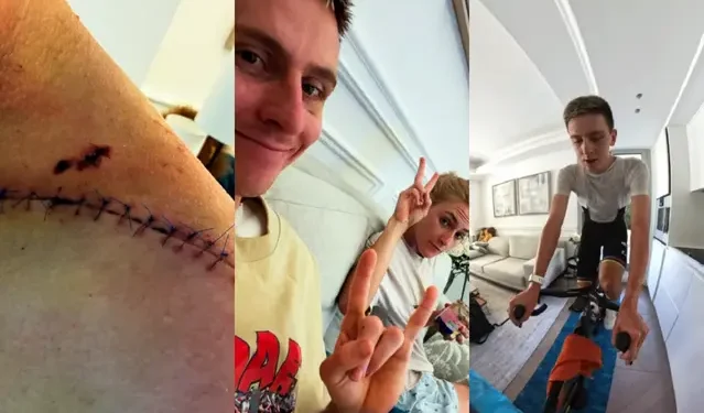 Potolčena Tadej Pogačar in Žigartova nadaljujeta tam, kjer sta ostala; ekipa UAE napoveduje dogodek »Ride with Tadej« na platformi MyWhoosh