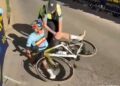 Policistka rešila Evenepoelovo zlato medaljo po padcu na evropskem prvenstvu – a kljub temu občutila njegov bes